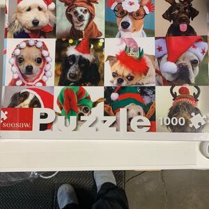 NWT Christmas Dogs Puzzle 1000 Pieces Sealed